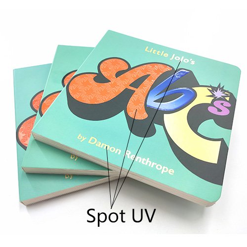 spot uv board book