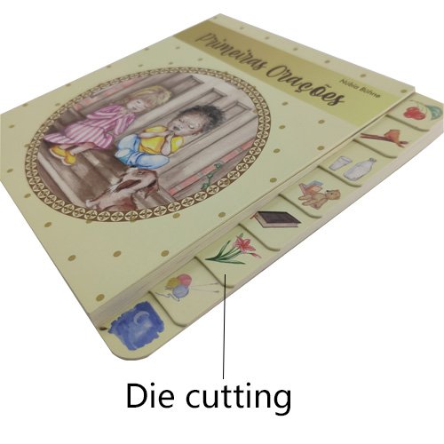 die cut board book