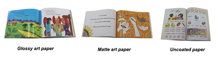 children's book interior paper