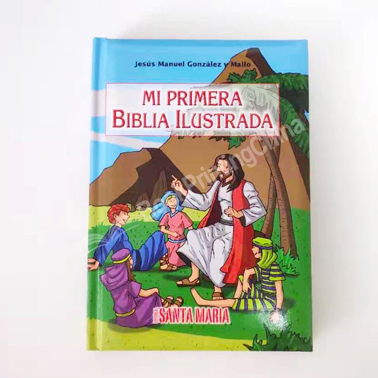 Custom Hardcover Childrens Bedtime Story Bible Book Printing