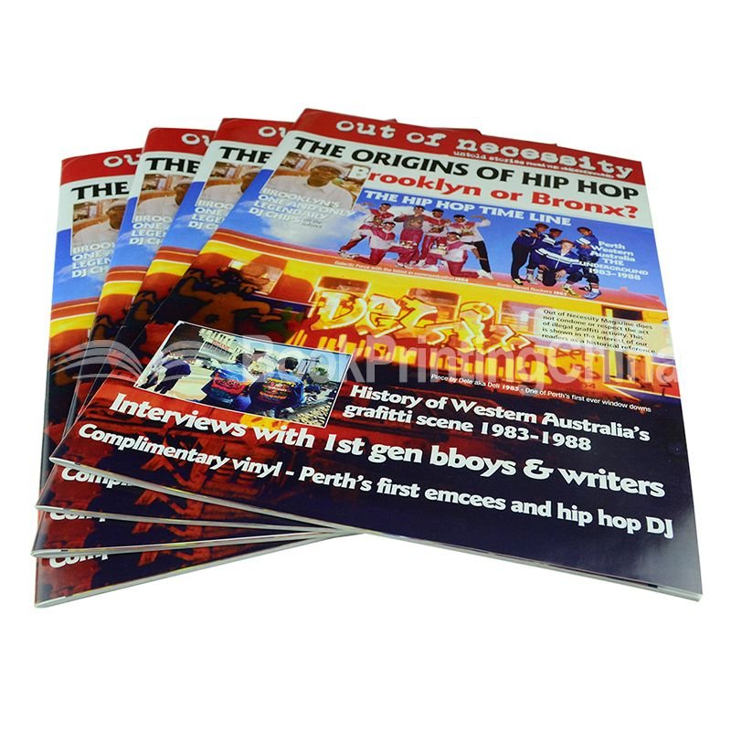 saddle stitching magazine printing