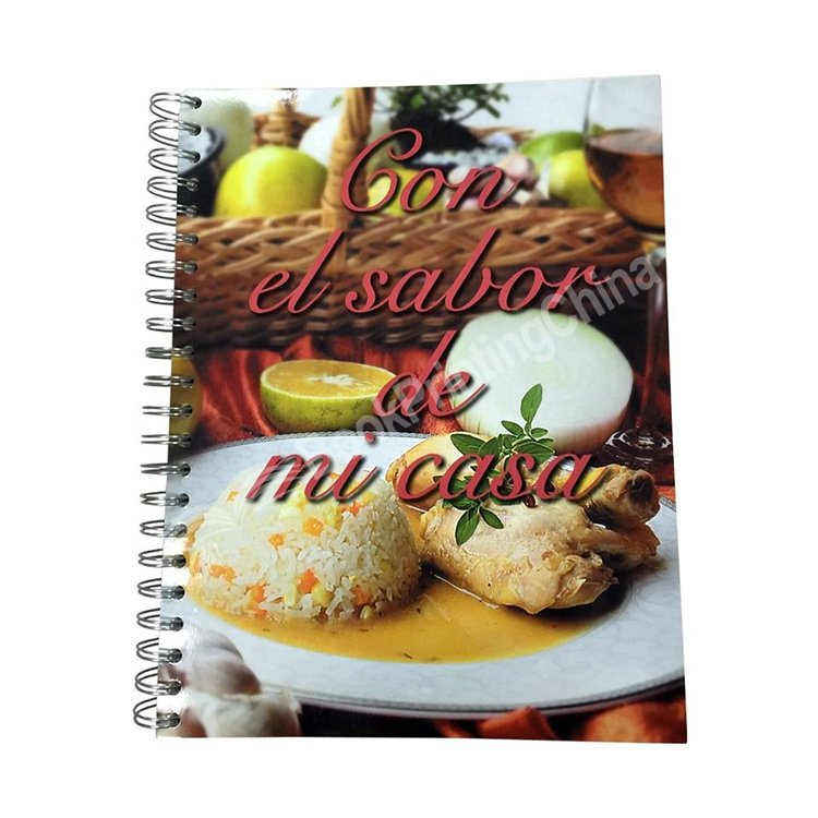 Custom Wire-O Bound Recipe CookBook Printing