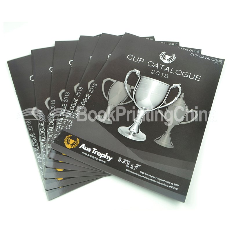 saddle stitch custom catalogue printing