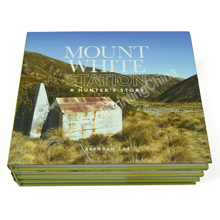 High Quality Landscape Hardcover Book Printing With Dust Jacket Hot Sale Products