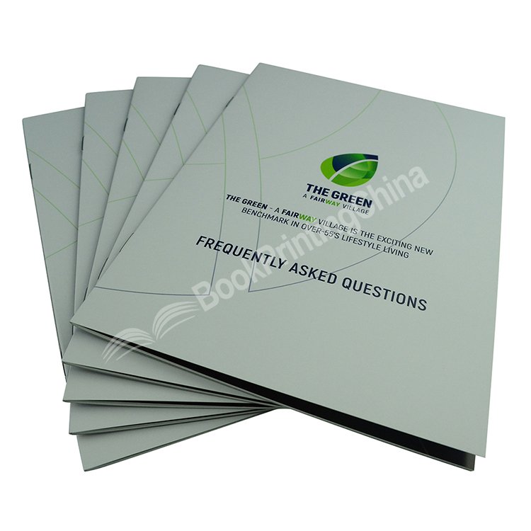 custom saddle stitched brochure printing