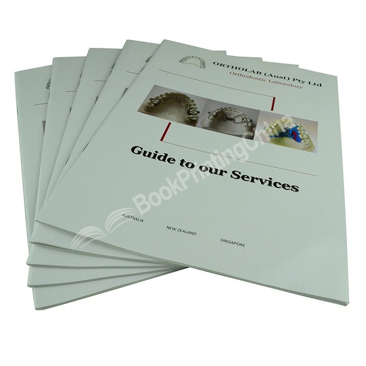 saddle stitched brochure printing