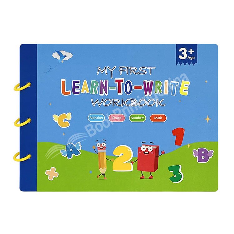 Custom Spiral Handwriting Workbook Copybook Printing