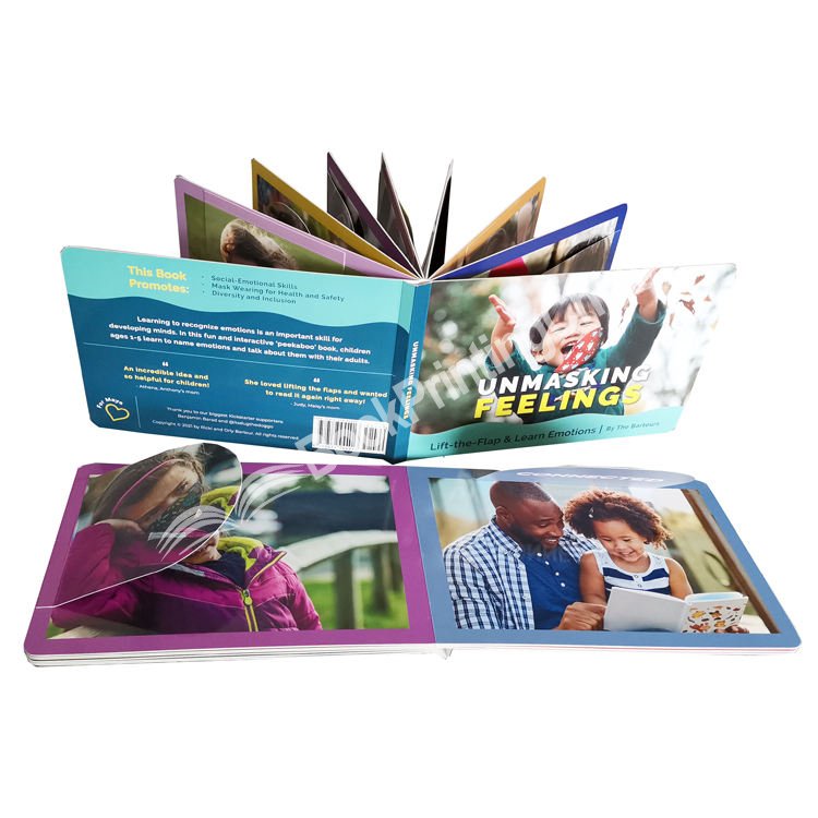 Custom Children’s Photo Flip Board Book Printing