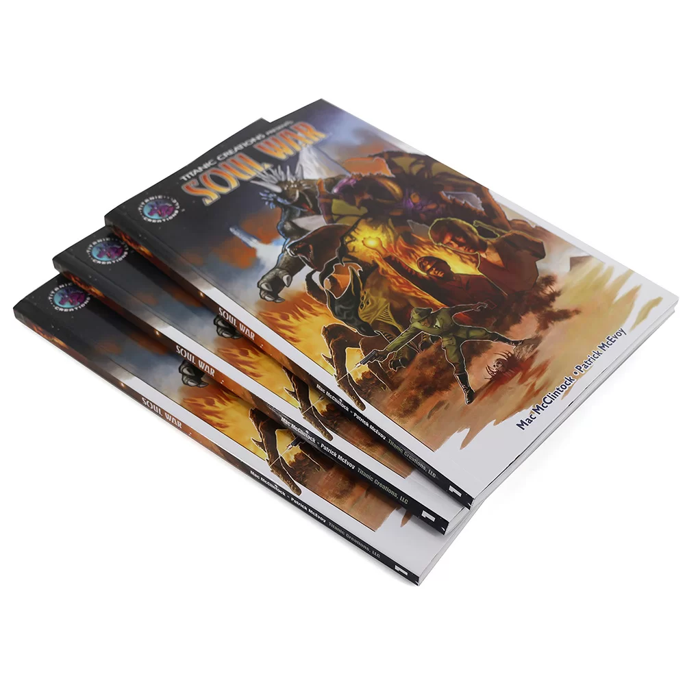 paperback comic book printing